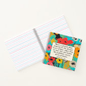 Psalm 25 14 Liefhebbers van Gods Bijbelvers Christ Notitieboek (Binnen)