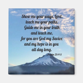 Psalm 25:4-5 magneet