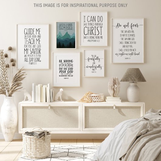 Psalm 25:5, Gids me in Uw Waarheid en leer me Poster