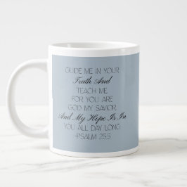 Psalm 25:5 Hope Bible Verse Mug Grote Koffiekop