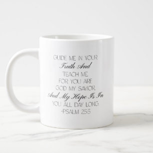 Psalm 25:5 Hope Bijbeltekst Mok