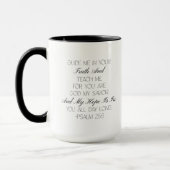 Psalm 25:5 Hope Bijbeltekst Mok (Links)