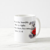 Psalm 25:9 Teddy Bear Verse Mok (Voorkant rechts)