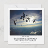 Psalm 27-13-14 COURAGE SCRIPIX-kaart Kaart (Voorkant)