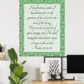 Psalm 27:13-14 poster (Thuiskantoor)