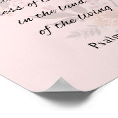 Psalm 27:13, Bijbelversie Poster (Hoek)