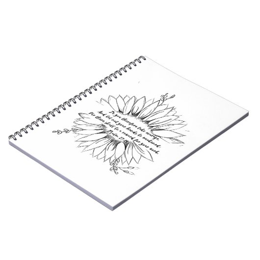 psalm 27:14 Bijbelverse Notitieboek (Linkerzijde)