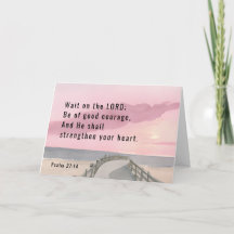 Psalm 27:14 Wacht op de Heer Bijbel Verse Oceaan