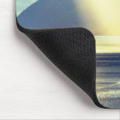 Psalm 27:14 Wacht op de Heer Bijbel Verse Oceaan Muismat (Hoek)