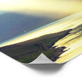 Psalm 27:14 Wacht op de Heer Bijbel Verse Oceaan Poster (Hoek)