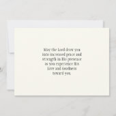 Psalm 27:14 Wacht op de Heer Bijbelvers Vlakke Kaa (Achterkant)