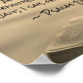 Psalm 27:14 Wacht op de Heer, Bijbelverse Poster (Hoek)