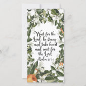 Psalm 27:14, Waterverf tweeslachtig bladwijzer (Voorkant)