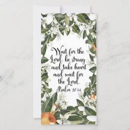 Psalm 27:14, Waterverf tweeslachtig bladwijzer