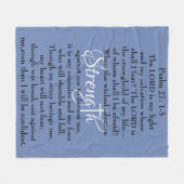 Psalm 27:1-3 deken (Voorkant (Horizontaal))