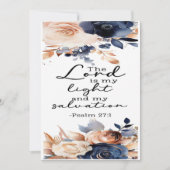 Psalm 27:1 Aanmoediging Kaart (Voorkant)