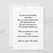 Psalm 27:1 Aanmoediging Kaart (Achterkant)