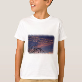 Psalm 27:1 bij de Witte Dageraad T-shirt