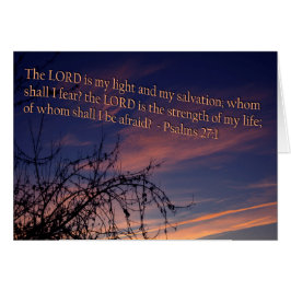 Psalm 27:1 bij zonsopgang