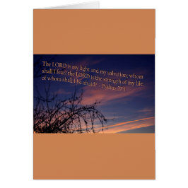 Psalm 27:1 bij zonsopgang