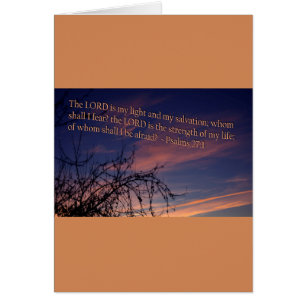 Psalm 27:1 bij zonsopgang