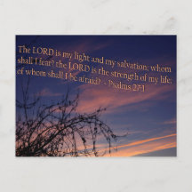 Psalm 27:1 bij zonsopgang