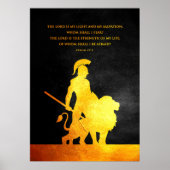 Psalm 27:1 Bijbelversie Poster (Voorkant)