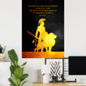 Psalm 27:1 Bijbelversie Poster (Thuiskantoor)