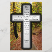 psalm 27:1 briefpapier (Voorkant)