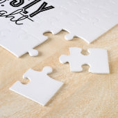 Psalm 27:1 De Heer is mijn Bijbel van licht en ver Legpuzzel (Zijkant)