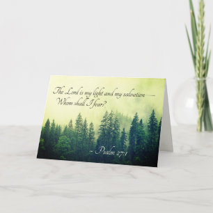 Psalm 27:1 De Heer is mijn licht en mijn redding.. Kaart