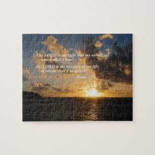 Psalm 27 1 De Heer is mijn Licht Legpuzzel