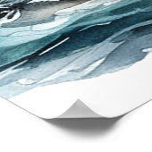 Psalm 27:1 De Heer van de Bijbel is mijn licht en  Poster (Hoek)