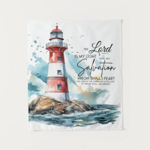 Psalm 27:1 De Heer van de Bijbel is mijn licht en  Wandkleed