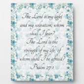 psalm 27:1 fotoplaat (Voorkant)