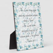 psalm 27:1 fotoplaat (Zijkant)