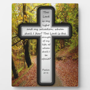 psalm 27:1 fotoplaat