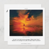 Psalm 27:1 GOD'S PROMISES SCRIPIX Kaart (Voorkant / Achterkant)