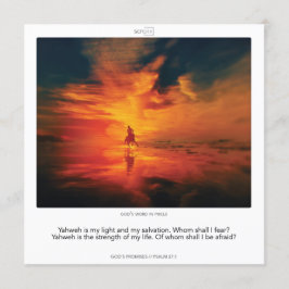 Psalm 27:1 GOD'S PROMISES SCRIPIX Kaart