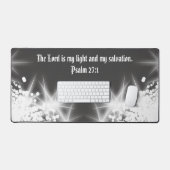 Psalm 27:1 Inspirerende Bureaumat (Keyboard & Muis)