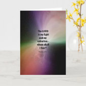 psalm 27:1 kaart (Gele Bloem)