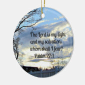 psalm 27:1 keramisch ornament (Links)
