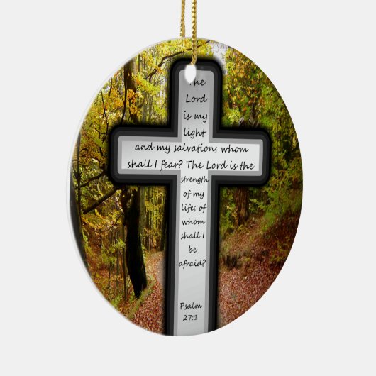 psalm 27:1 keramisch ornament (Rechts)