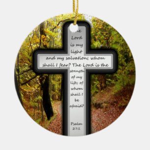 psalm 27:1 keramisch ornament