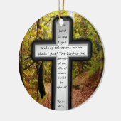 psalm 27:1 keramisch ornament (Links)