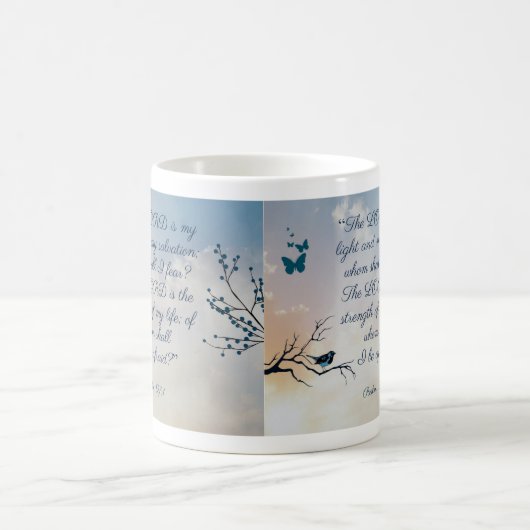 psalm 27:1 koffiemok (Center)