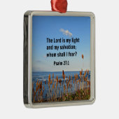 psalm 27:1 metalen ornament (Rechts)
