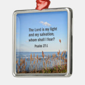 psalm 27:1 metalen ornament (Links)
