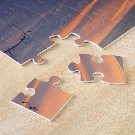 Psalm 27:1 om zonsopgang legpuzzel (Zijkant)