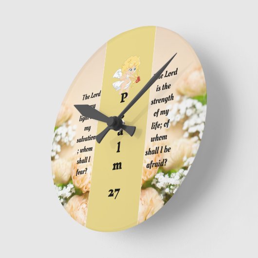 Psalm 27:1 ronde klok (Hoek)